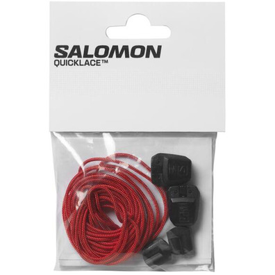 Cordones de repuesto Salomon Quicklace Rojo