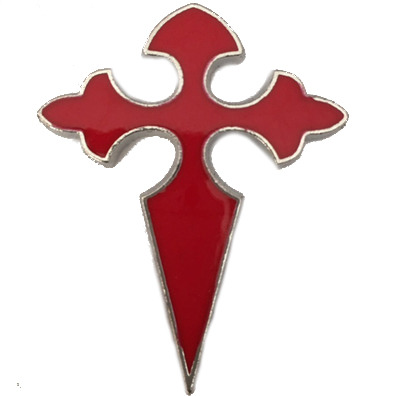 Imán Metal Cruz de Santiago 3,5 X 4,5