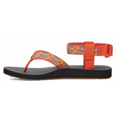 Sandalia Teva Original Revive W Naranja/Azul