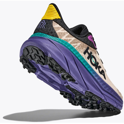 Zapatilla Hoka Challenger Atr 7 Gris/Morado/Negro