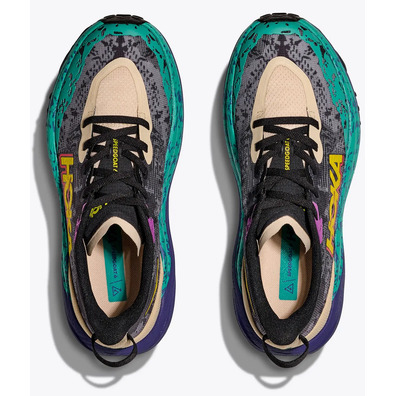 Zapatilla Hoka Speedgoat 6 Gris/Verde/Morado