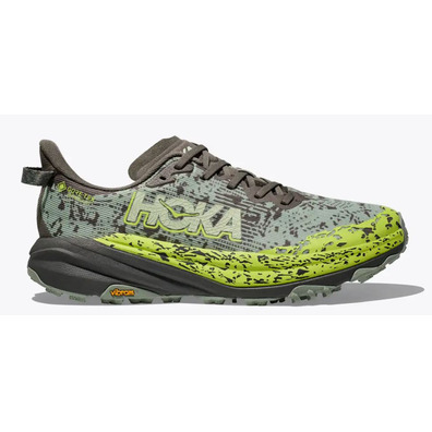 Zapatilla Hoka Speedgoat 6 GTX Gris/Verde