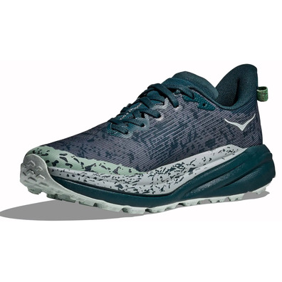 Zapatilla Hoka Speedgoat 6 GTX Gris/Verde Mar