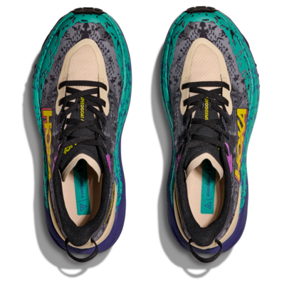 Zapatilla Hoka Speedgoat 6 W Gris/Verde/Morado