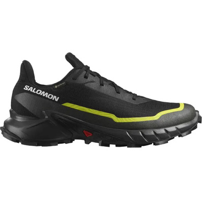 Zapatilla Salomon Alphacross 5 GTX Negro/Lima