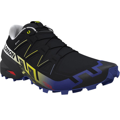 Zapatilla Salomon Speedcross 6 GTX Azul/Negro/Lima