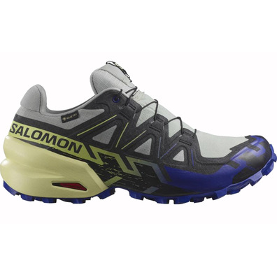 Zapatilla Salomon Speedcross 6 GTX Gris/Negro/Azul/Verde