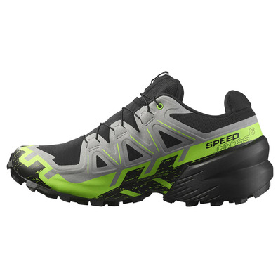 Zapatilla Salomon Speedcross 6 GTX Gris/Negro/Verde