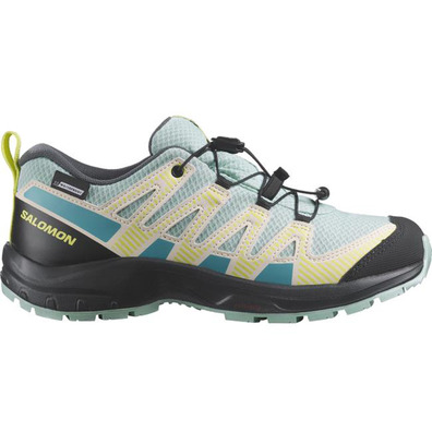 Zapatillas Salomon Xa Pro V8 CSWP J Verde Agua/Lima