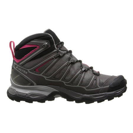 Bota Salomon X Ultra Mid 2 W GTX Gris/Rosa/Negro