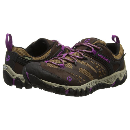 Zapato Merrell All Out Blaze Vent GTX W Marrón/Ocre/Fucsia