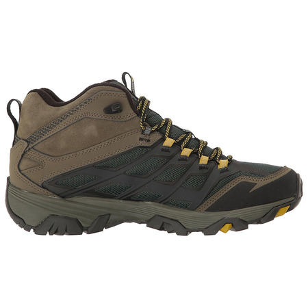 Bota Merrell Moab FST Ice Thermo Verde/Oliva/Amarillo