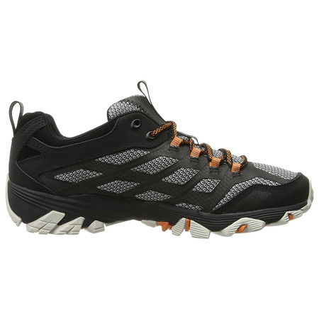 Zapato Merrell Moab Fst Negro/Gris/Naranja