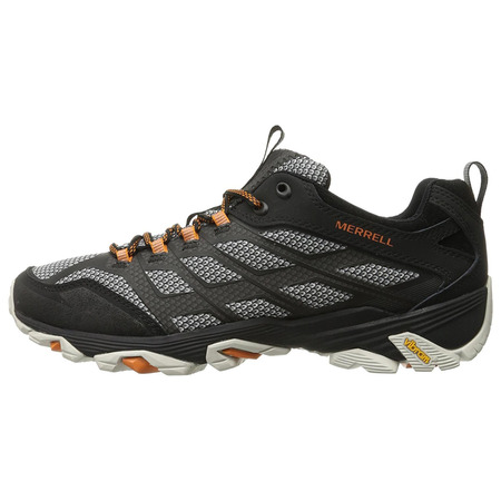 Zapato Merrell Moab Fst Negro/Gris/Naranja