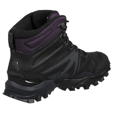 Bota Merrell Capra Glacial Ice Mid WTPF W Negro/Gris/Morado