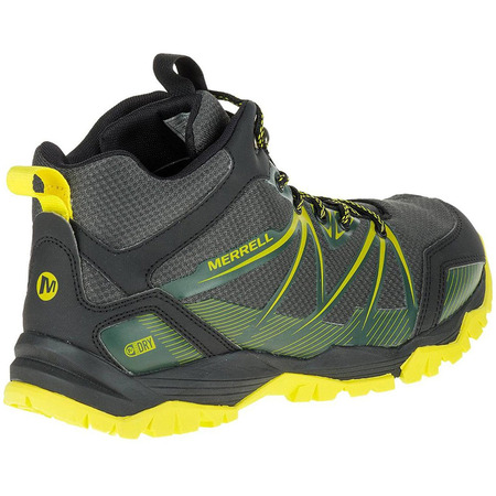 Bota Merrell Capra Rise Mid WTPF Verde/Amarillo/Negro