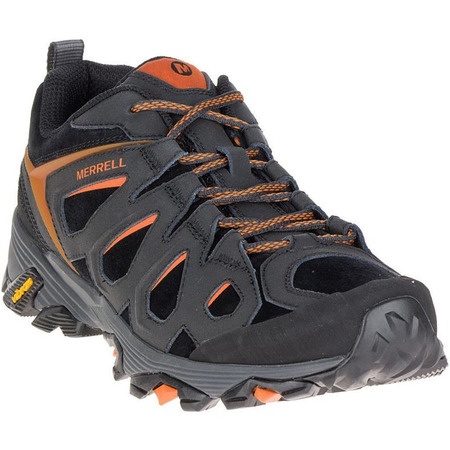 Zapato Merrell Moab FST Ltr Negro/Naranja