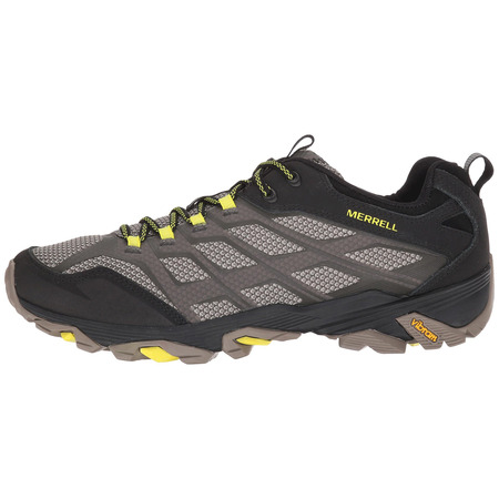 Zapato Merrell Moab Fst Negro/Gris/Amarillo