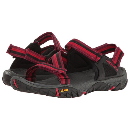 Sandalia Merrell All Out Blaze Web W Rojo/Negro