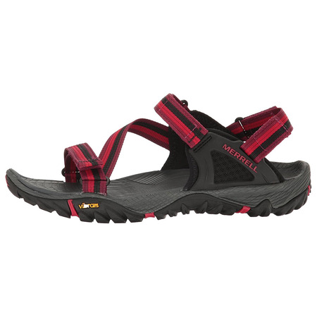 Sandalia Merrell All Out Blaze Web W Rojo/Negro