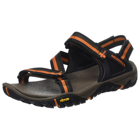 Sandalia Merrell All Out Blaze Web Negro/Marrón/Naranja