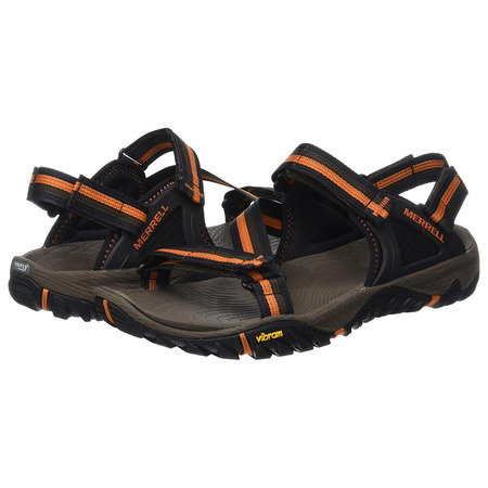 Sandalia Merrell All Out Blaze Web Negro/Marrón/Naranja