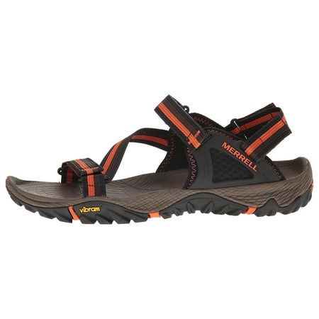 Sandalia Merrell All Out Blaze Web Negro/Marrón/Naranja