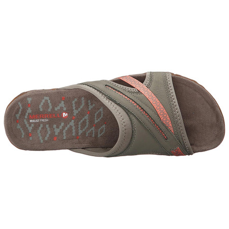 Sandalia Merrell Terran Slide II W Beige/Coral