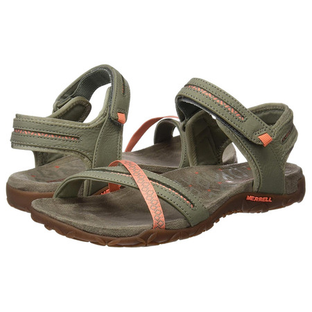 Sandalia Merrell Terran Cross II Beige/Coral