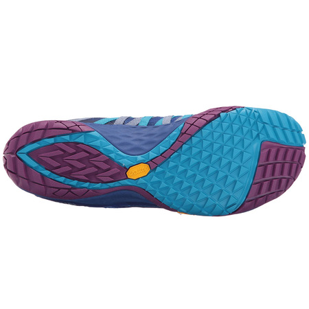 Zapatilla Trail Glove 4 W Azul/Fucsia/Blanco