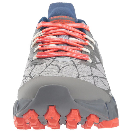 Zapatilla Merrell Agility Peak Flex W Gris/Naranja/Azul