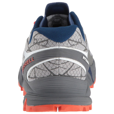 Zapatilla Merrell Agility Peak Flex W Gris/Naranja/Azul