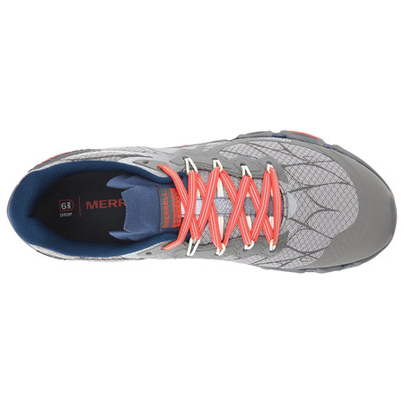 Zapatilla Merrell Agility Peak Flex W Gris/Naranja/Azul