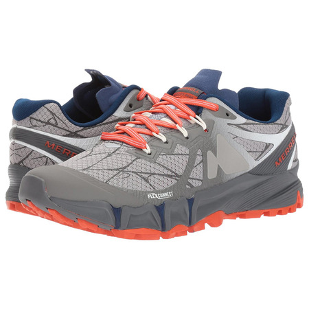 Zapatilla Merrell Agility Peak Flex W Gris/Naranja/Azul