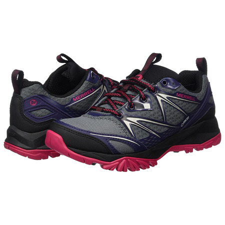 Zapato Merrell Capra Bolt GTX W Gris/Morado/Fucsia