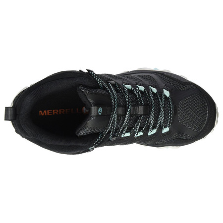 Bota Merrell Moab FST Mid GTX W Negro/Turquesa