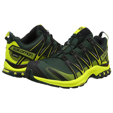 Zapatilla Salomon XA PRO 3D GTX Verde botella/Amarillo