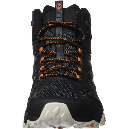 Bota Merrell Moab FST Mid GTX Negro/Naranja