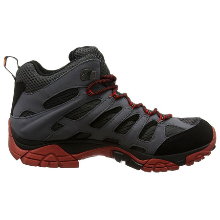 Botas Merrell Moab Mid GTX Gris/Negro/Rojo