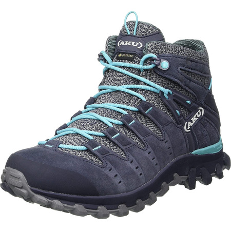 Botas Aku Alterra Lite Mid GTX W Gris/Azul