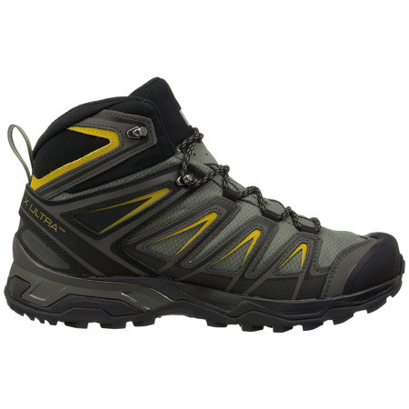 Botas Salomon X Ultra 3 Mid GTX Kaki/Negro/Mostaza