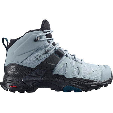 Botas Salomon X Ultra 4 Mid Wide GTX W Gris/Azul