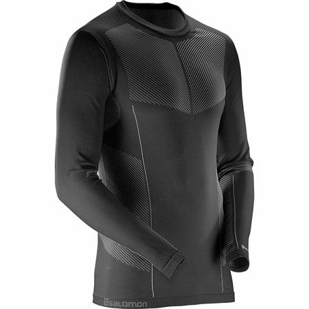 Camiseta Salomon Primo Warm Seamless Negro