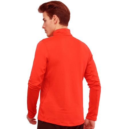 Pullover Salomon Griz HZ Mid M Rojo