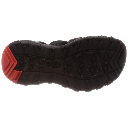 Sandalia Keen Newport Neo H2 Youth Negro/Rojo