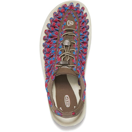 Sandalia Keen Uneek Flat W Rojo/Azul