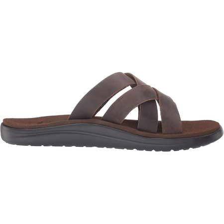 Sandalia Teva Voya Slide Leather Marrón