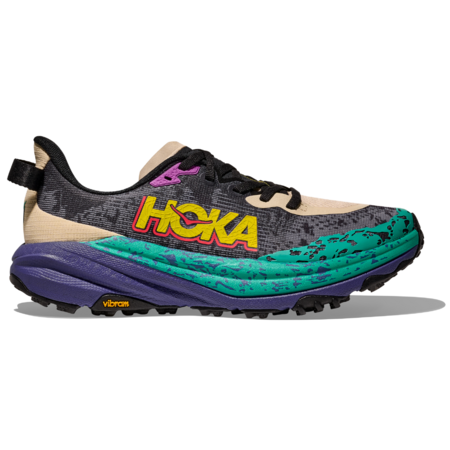 Zapatilla Hoka Speedgoat 6 W Gris/Verde/Morado