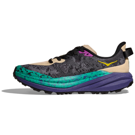 Zapatilla Hoka Speedgoat 6 W Gris/Verde/Morado