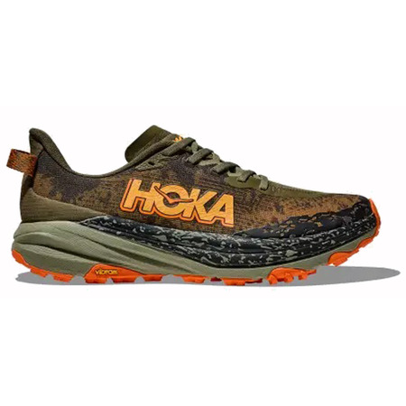 Zapatilla Hoka Speedgoat 6 Wide Oliva/Naranja